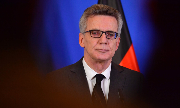 Der deutsche Innenminister, Thomas de Maiziere.