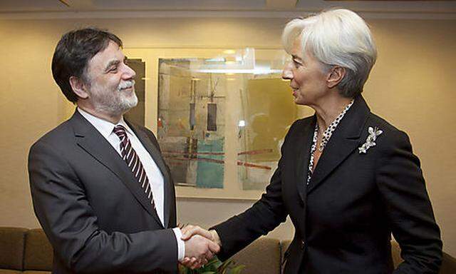IWF-Chefin Lagard die Forderungen für die Aufnahme von Verhandlungen weiter