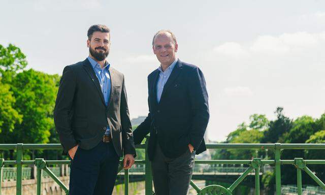 Philipp Pamminger und Peter Gubitsch: Der junge Erfinder und der routinierte Manager wollen eine gemeinsame Erfolgsgeschichte schreiben. 