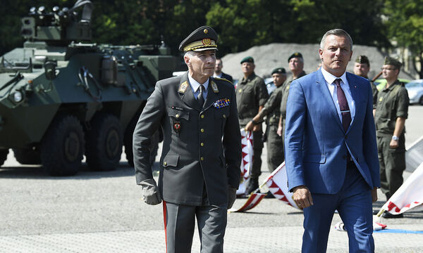 OFFIZIELLER AMTSANTRITT DES NEUEN GENERALSTABSCHEFS BRIEGER: BRIEGER/KUNASEK