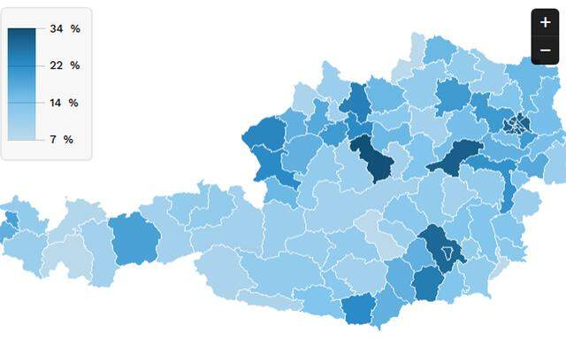 Wo beginnt das digitale Brachland? In Österreich mitunter schon eine halbe Autostunde außerhalb der großen Städte. 