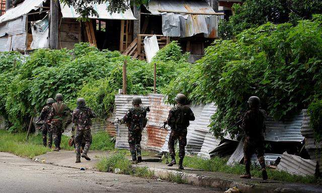 Das philippinische Militär kämpft gegen IS-Gruppen auf der südlichen Insel Mindanao.