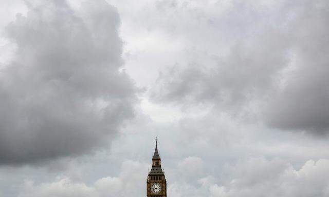 The Big Ben clock tower in London