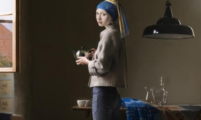 Perlenohrring Zeitreise