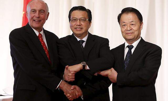 Ministers from Australia, Malaysia and China.