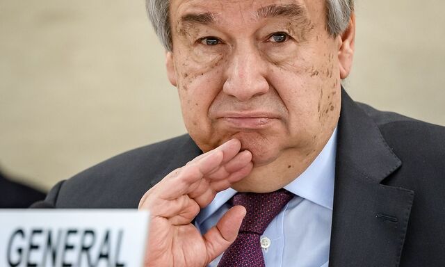 UN-Generalsekretär Antonio Guterres ist mit einer Krise zuletzt ungeahnten Ausmaßes konfrontiert.