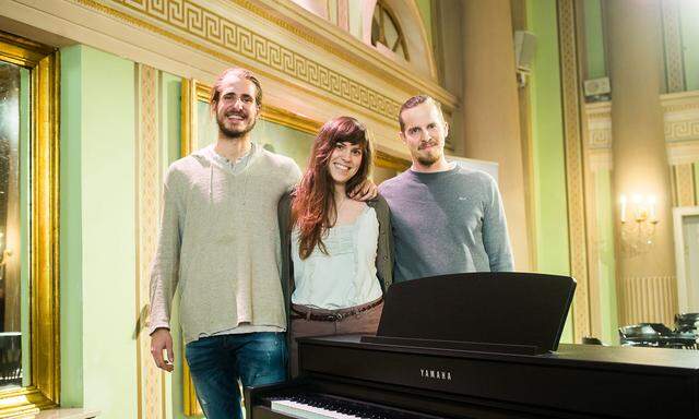 Udo Felizeter, Barbara Plank und Nico Schwendinger (v. l.) sind das Kernteam von „Open Piano“.