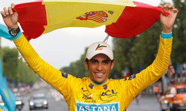 Positive Dopingprobe von Contador bei Tour de France