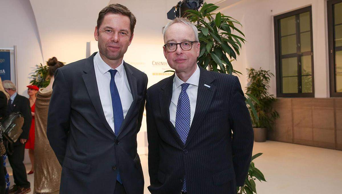 Commerzbank-Geschäftsführer Martin Butollo (l.) und Acredia-Vorstand Ludwig Mertes