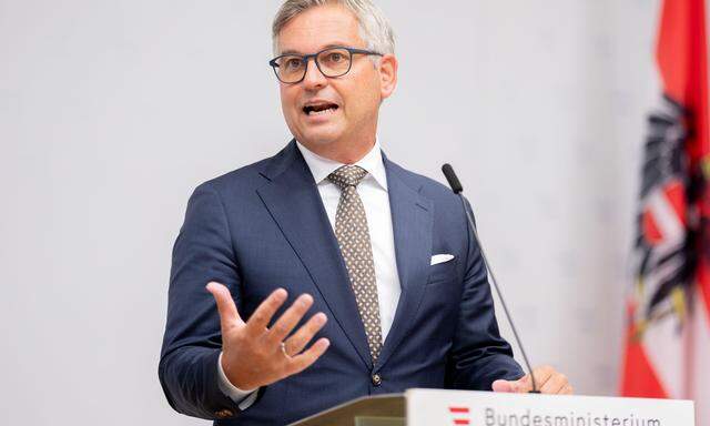 Finanzminister Magnus Brunner hat unverbindliche Ziel vorgegebn