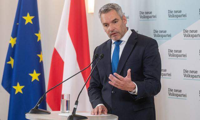 Bundeskanzler und neuer ÖVP-Chef, Karl Nehammer