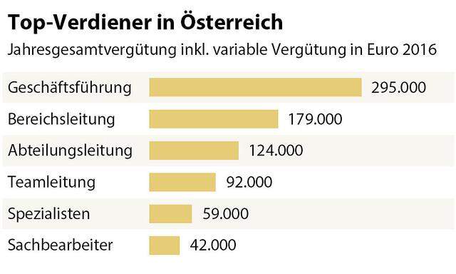 Top-Verdiener in Oesterreich