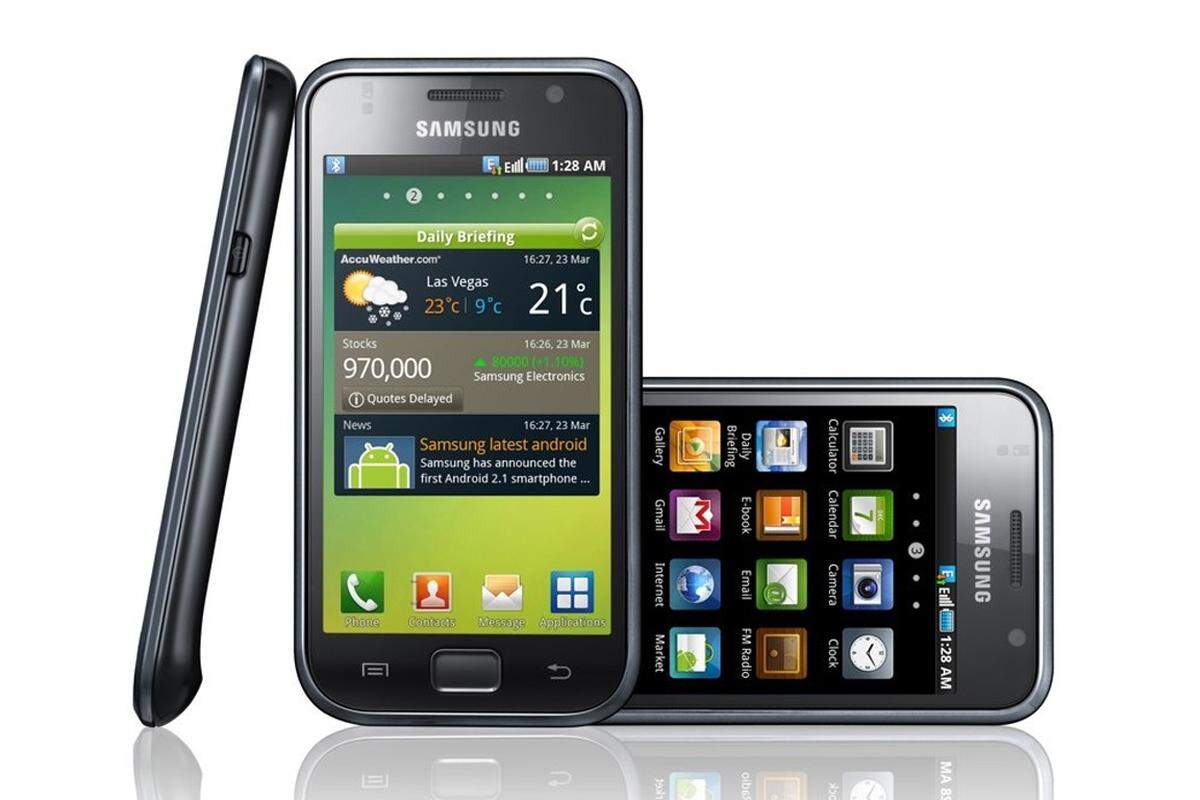 2010 schickte Samsung seine erste Version des Galaxy S ins Rennen, als direkte Antwort auf Apples iPhone. Samsung ist der wichtigste Hersteller von Geräten mit dem Google-Betriebssystem Android.
