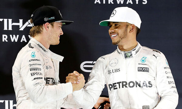 Nico Rosberg und Lewis Hamilton