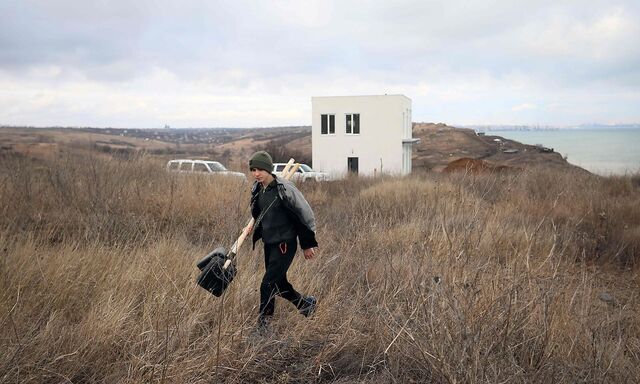 In der Ukraine bereitet sich die Zivilbevölkerung auf eine Invasion vor. 
