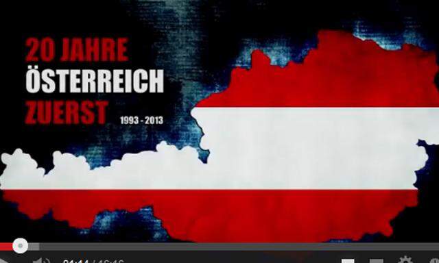 Am Freitag hat FP-Parteichef Heinz-Christian Strache in der Wiener Lugner City den rund 15-minütigen Film 