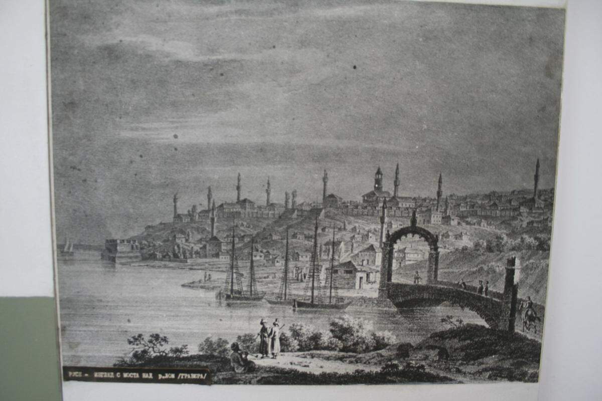 Eine Abbildung Russes, als die Stadt noch zum Osmanischen Reich gehörte