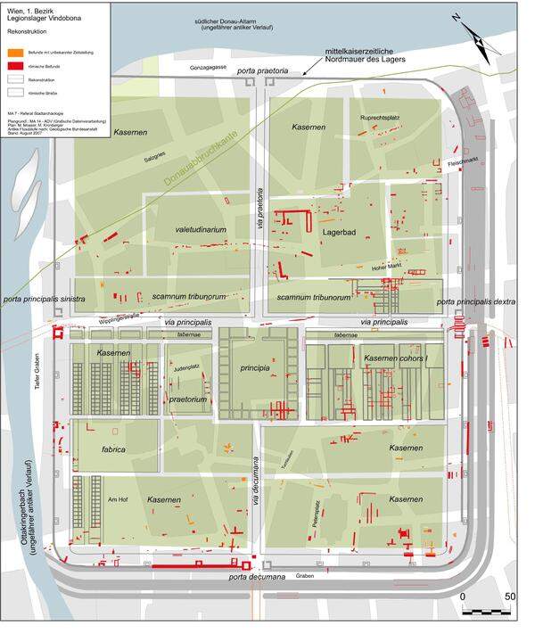 Plan eines Legionslagers