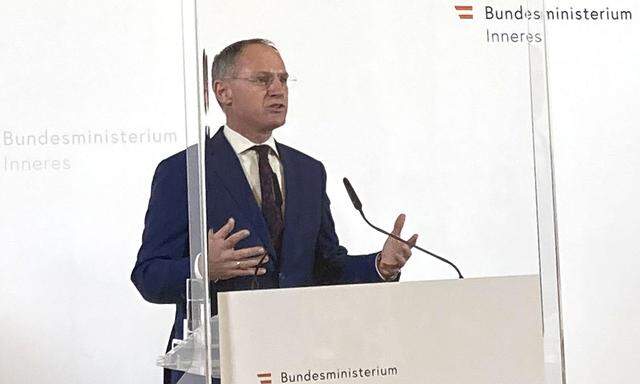 Innenminister Gerhard Karner zog eine positive Bilanz. 