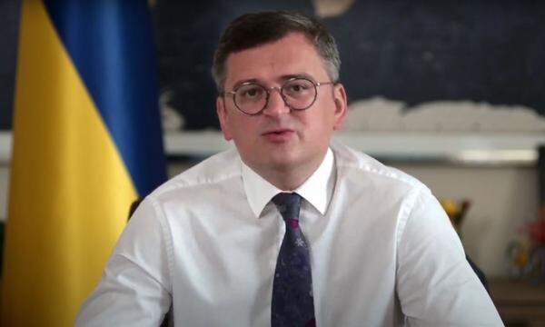 Dmytro Kuleba war live bei der Botschafterkonferenz des österreichischen Außenministeriums zugeschaltet.