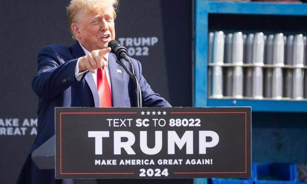 Donald Trump in Summerville, South Carolina. 