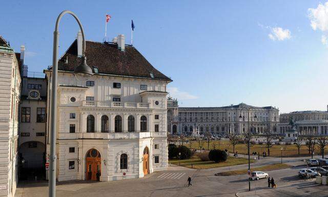 Blick auf die Hofburg