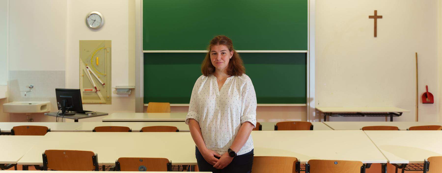 Mathematiklehrerin Nicole Zech unterrichtet in einem Bregenzer Gymnasium.