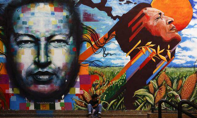El Comandante Hugo Chávez wird heute noch von vielen Venezolanern verehrt und als Heilsbringer des Volkes gesehen.