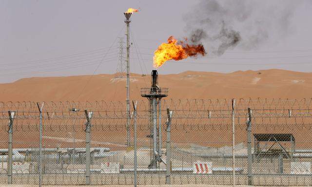 Das Khurais-Ölfeld, etwa 160 Kilometer von Saudiarabiens Hauptstadt Riad entfernt.