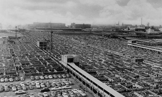 Die Union Stockyards in den 50er Jahren