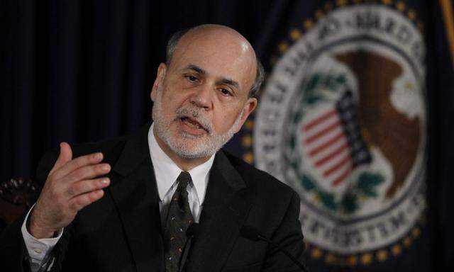 File photo of U.S.Federal Reserve Chairman Bernanke speaking to the press following the Fed's two-day policy meeting at the Federal Reserve in Washington