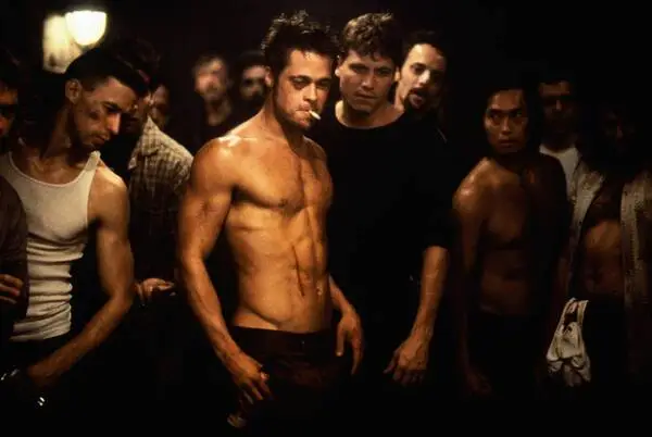 Brad Pitt in Fight Club, 1999. 