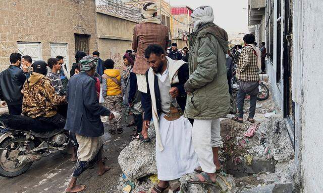 Nach der Massenpanik in der jemenitischen Hauptstadt Sanaa.