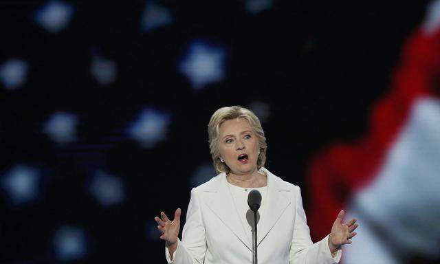 Democratic U.S. presidential nominee Clinton accepts the nomination on the fourth and final night at the Democratic National Convention in Philadelphia