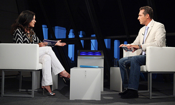 FPÖ-Chef Strache im ORF-Sommergespräch