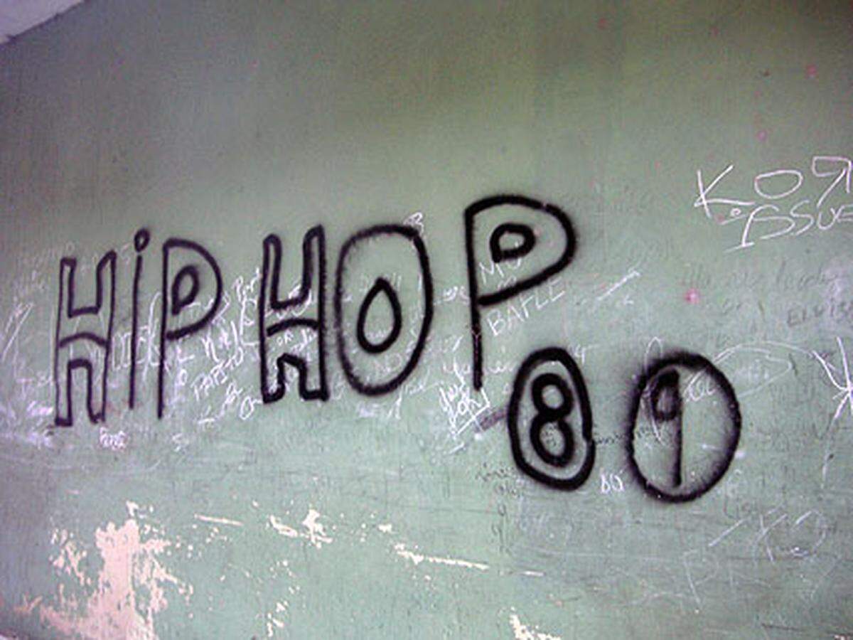 Die lokalen Graffiti-Typen wollen eher den Hip Hop stärken 