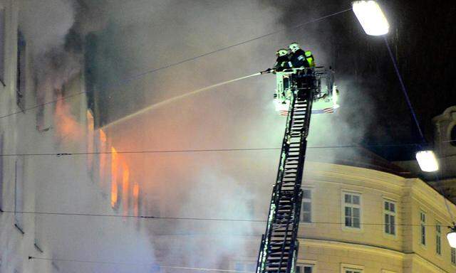 Wien: Brand in der Innenstadt