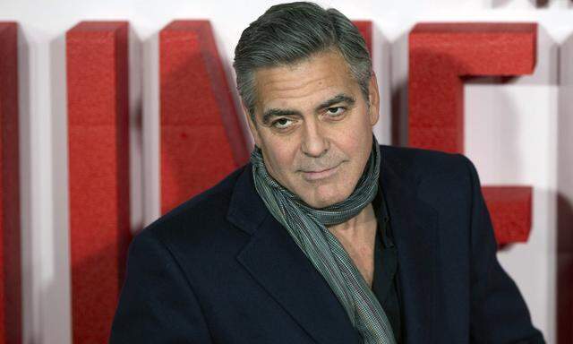 Actor and director George Clooney arrives for the UK premiere of his film ´The Monuments Men´ in London