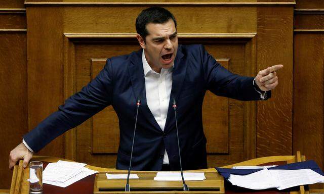 Griechenlands Premier Tspiras hielt die wohl beste Rede seiner Laufbahn.
