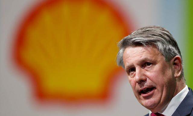 Royal Dutch Shell CEO van Beurden speaks during the 26th World Gas Conference in Paris