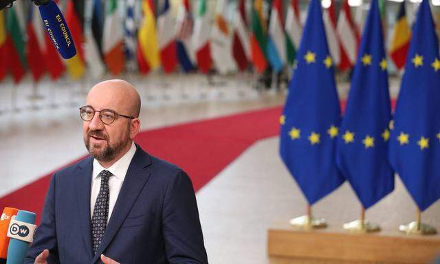 Europarat Präsident Charles Michel 