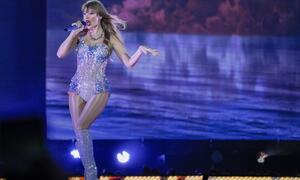 Taylor Swift bei einem Konzert im April in Florida.