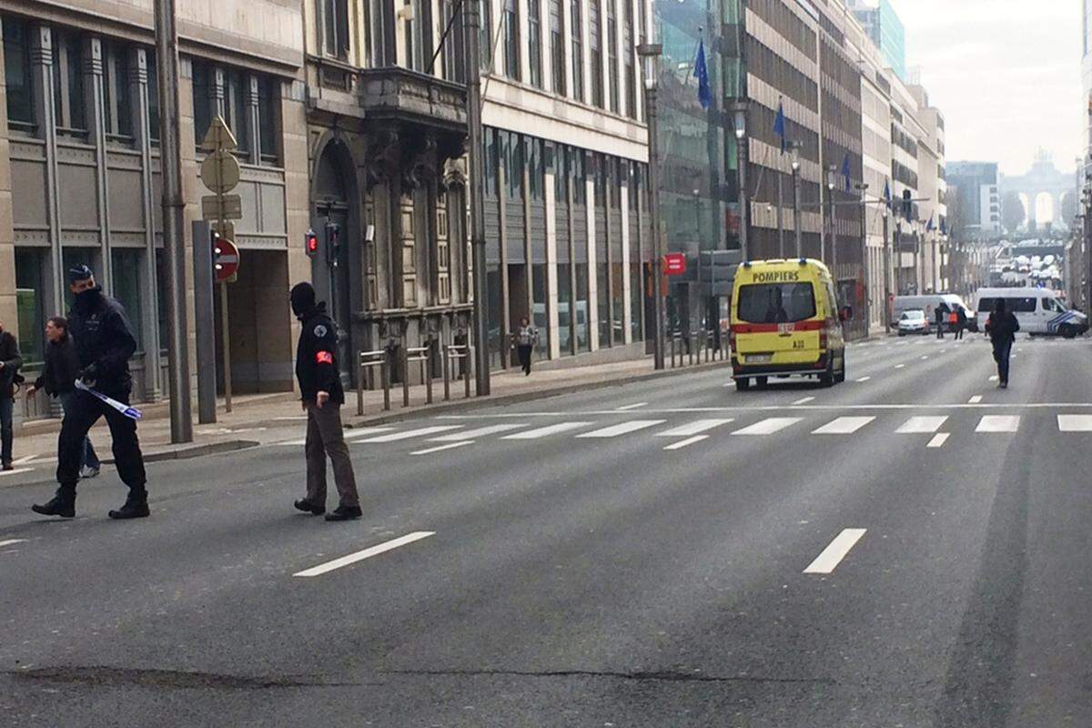 Der gesamte öffentliche Verkehr in Brüssel war eingestellt.