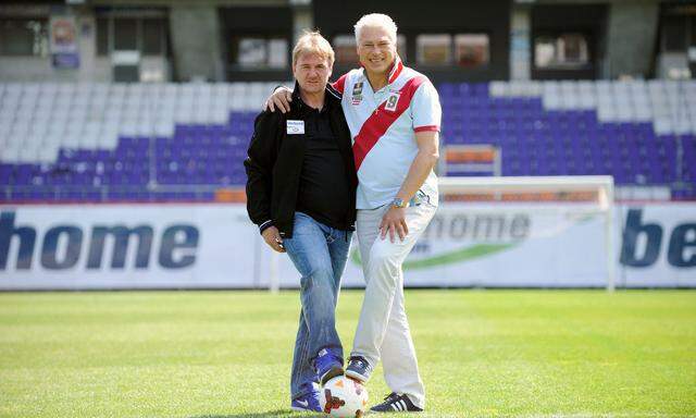 Andreas Ogris und Toni Polster