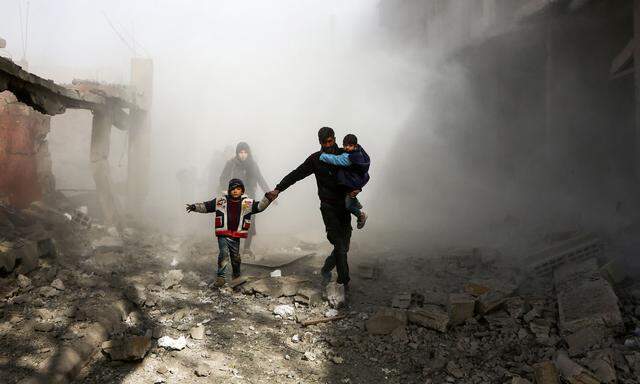 Angriff auf Ost-Ghouta. In dem Vorort der syrischen Hauptstadt Damaskus spitzt sich die humanitäre Lage zu.