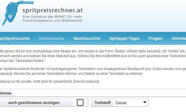 VfGH beurteilt Spritpreisrechner gesetzeskonform