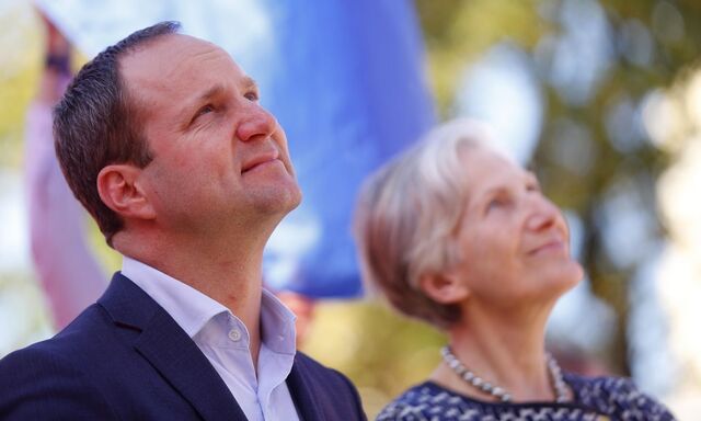 Matthias Strolz und Irmgard Griss