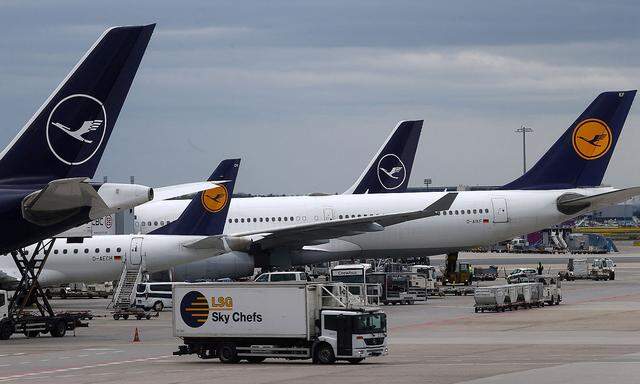 Lufthansa hat massive Kapazitätsprobleme an den Flughäfen.