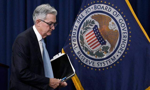 Fed-Chef Jerome Powell verkündete am Mittwoch einen ungewöhnlich hohen Zinsschritt. 
