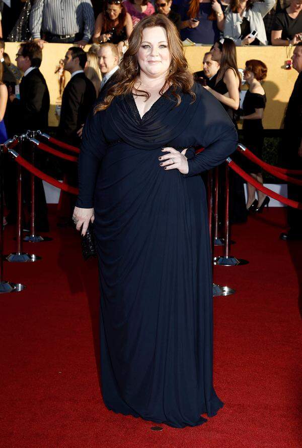 Immer wieder eine Wucht: Melissa McCarthy in Badgley Mischka.